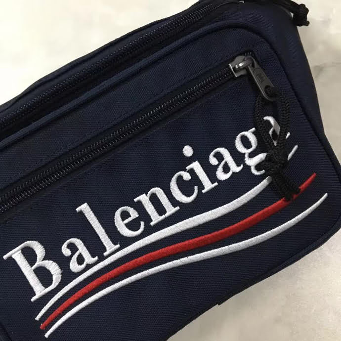 BALENCIAG巴黎世家 帆布胸包 腰包 可樂logo  BL1654